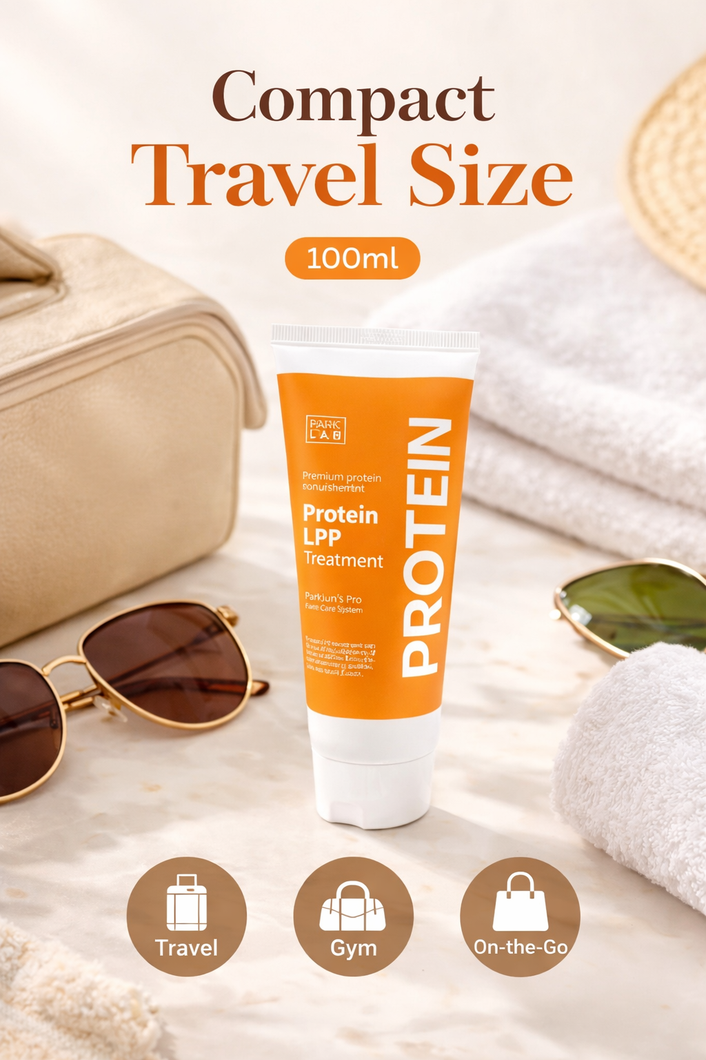 Park Jun Beauty Lab Protein LPP Treatment Deep Repair Micro-Protein Hair Treatment, 100ml Travel Size