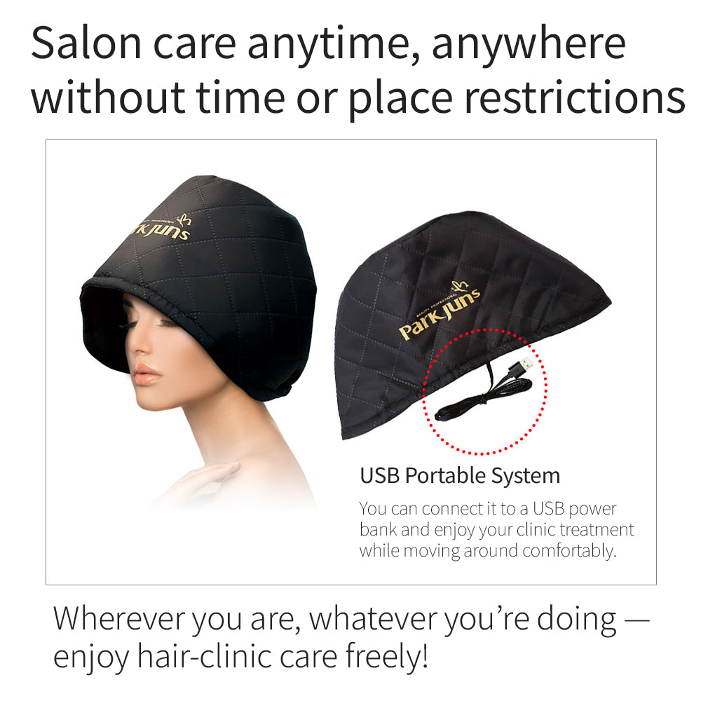 Salon Clinic USB Heating Cap PJP-7000 Professional Heat Therapy for Deep Hair Care