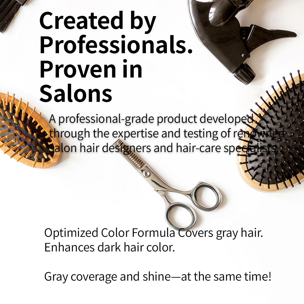 Premium Salon Gray Coverage Hair Color – 300ml Large Size Light Brown